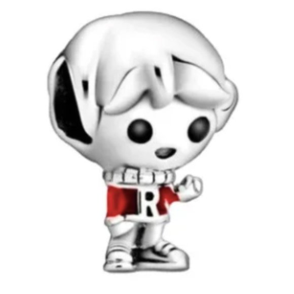 Sterling Silver  Ron Weasley Harry Potter Charm - Picture 1 of 4